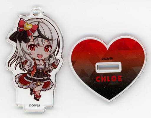 Sakamata Chloe Casino Dealer Ver. VTuber Hololive Trading Acrylic Keychain Red Tokyo Tower Limited Acrylic Stands [USED]