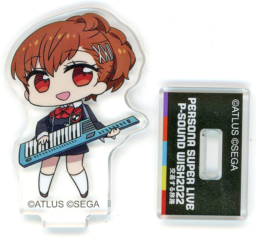 Persona 3 Portable Female Protagonist Trading P-SOUND Gacha Acrylic Stand PERSONA SUPER LIVE P-SOUND WISH 2022 Crossing Paths Exclusive Acrylic Stands [USED]