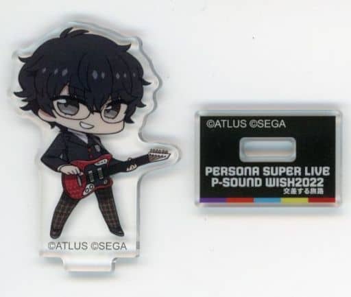 Persona 5 Protagonist Trading P-SOUND Gacha Acrylic Stand PERSONA SUPER LIVE P-SOUND WISH 2022 Crossing Paths Exclusive Acrylic Stands [USED]