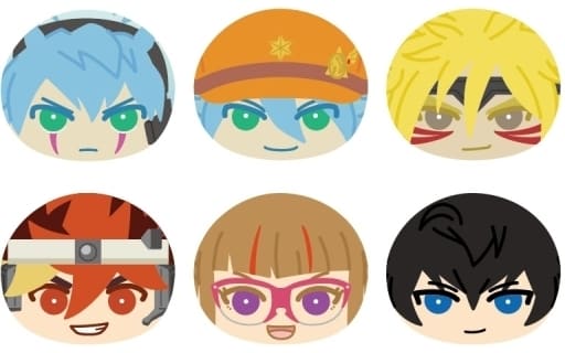 Yudias, etc. Yu-Gi-Oh Go Rush!! Omanjuu Niginigi Mascot All 6 Types Set Key Ring [USED]