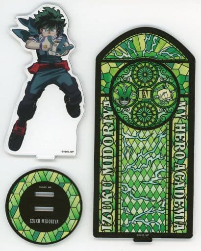 My Hero Academia Izuku Midoriya Stained Glass Style Acrylic Stand Acrylic Stands [USED]