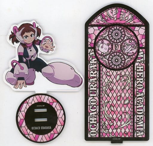 My Hero Academia Ochaco Uraraka Stained Glass Style Acrylic Stand Acrylic Stands [USED]
