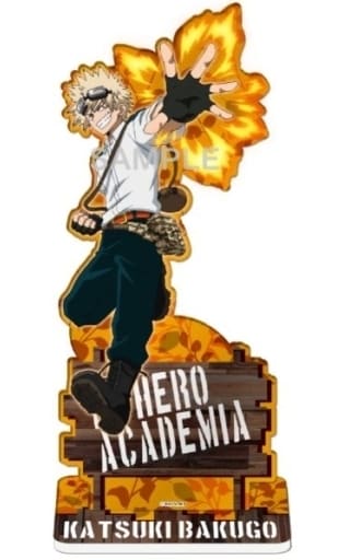My Hero Academia Katsuki Bakugo Outdoor Training Full Body Acrylic Stand Acrylic Stands [USED]