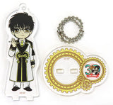 Seishiro Sakurazuka Tokyo Babylon 30th Anniversary of Clamp Painting Industry Trading Acrylic Stand Key Chain 30th Anniversary Version Group A animate cafe Limited Key Chain [USED]