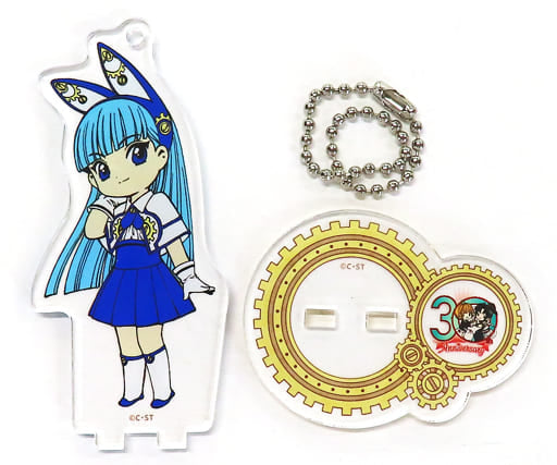 Umi Ryuuzaki Magic Knight Rayearth 30th Anniversary of Clamp Painting Industry Trading Acrylic Stand Key Chain 30th Anniversary Version Group B animate cafe Limited Key Chain [USED]