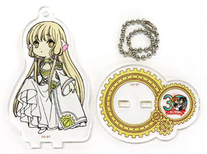 Chi Chobits 30th Anniversary of Clamp Painting Industry Trading Acrylic Stand Key Chain 30th Anniversary Version Group B animate cafe Limited Key Chain [USED]