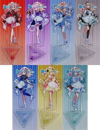 Nakiri Ayame, etc. VTuber Hololive Kuji Holo Cooking: Second Helping! Acrylic Stand Acrylic Stand Prize All 7 Types Set Acrylic Stands [USED]