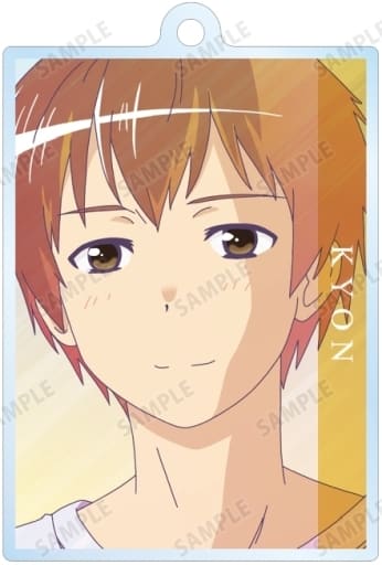 Kyon A The Disappearance of Yuki Nagato chan Ani-Art Clear Label Trading Acrylic Key Chain Key Chain [USED]