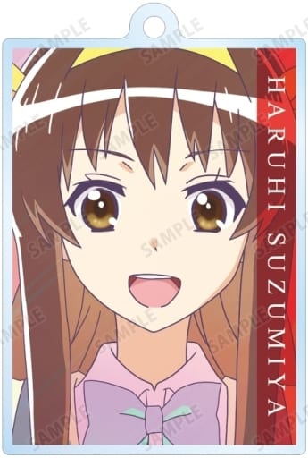 Haruhi Suzumiya A The Disappearance of Yuki Nagato chan Ani-Art Clear Label Trading Acrylic Key Chain Key Chain [USED]