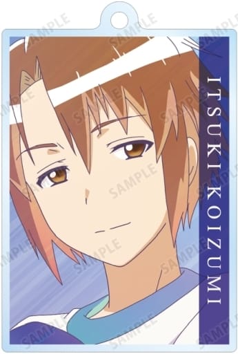 Itsuki Koizumi A The Disappearance of Yuki Nagato chan Ani-Art Clear Label Trading Acrylic Key Chain Key Chain [USED]