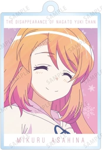 Mikuru Asahina B The Disappearance of Yuki Nagato chan Ani-Art Clear Label Trading Acrylic Key Chain Key Chain [USED]