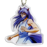 Yoko Kurama Yu Yu Hakusho Yawaraka Clear Mascot Key Chain [USED]