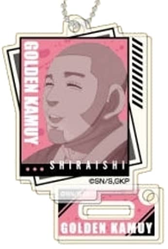Shiraishi Yoshitake Golden Kamuy Stand Mini Acrylic Key Chain Key Chain [USED]