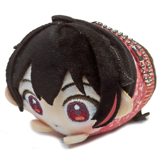 Yuan-Kun Colorful Peach Mochikororin Plush Mascot Vol.2 Collerfuro Peach Gokurakuyu Raku Spa Limited Plush Toys [USED]