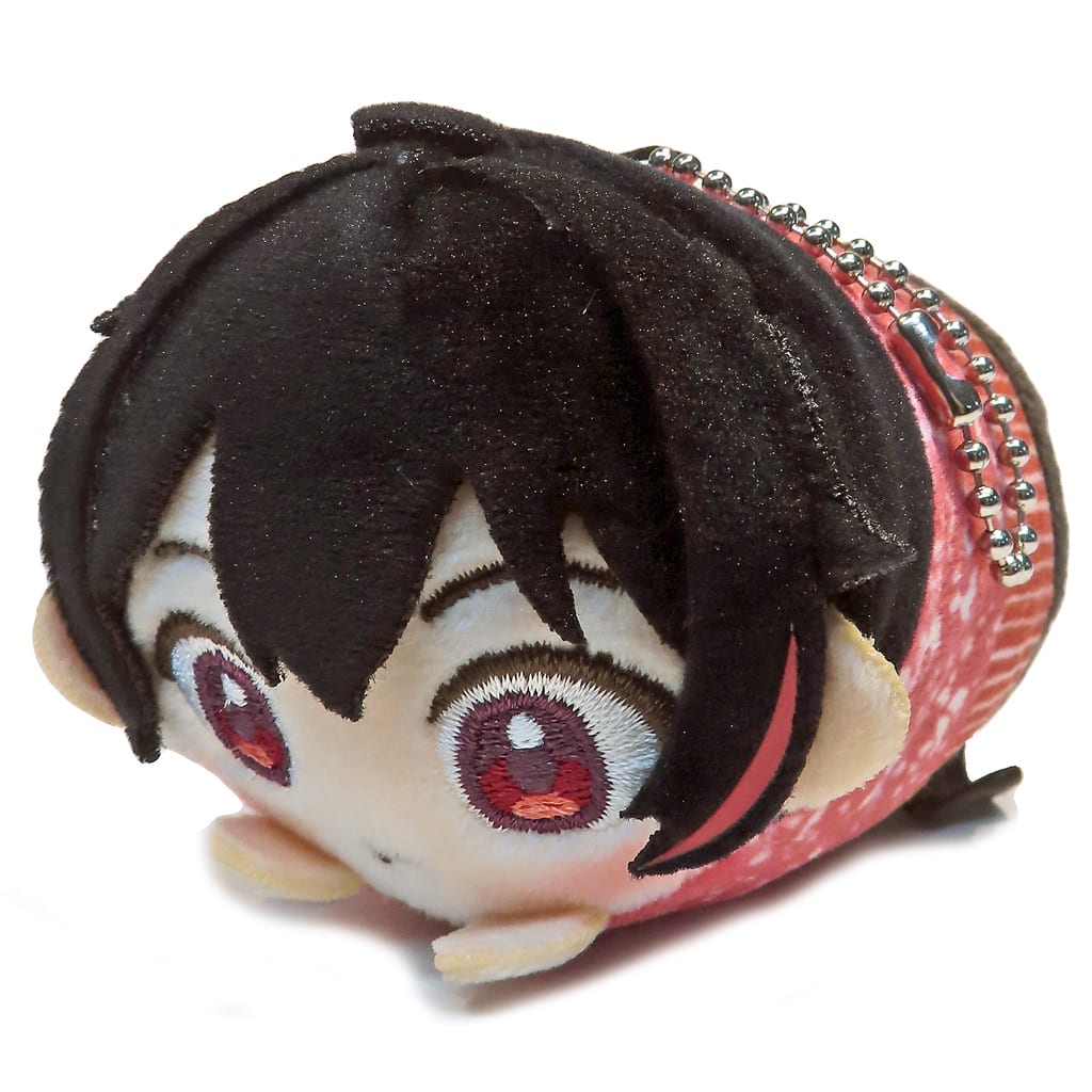 Yuan-Kun Colorful Peach Mochikororin Plush Mascot Vol.2 Collerfuro Peach Gokurakuyu Raku Spa Limited Plush Toys [USED]