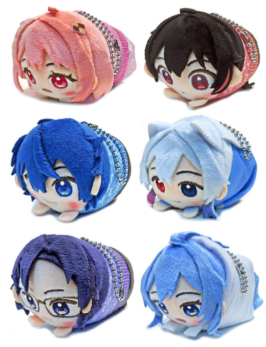 Noa, etc. Colorful Peach Mochikororin Plush Mascot Vol.2 Collerfuro Peach Gokurakuyu Raku Spa Limited All 6 Types Set Plush Toys [USED]
