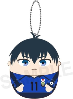 Yoichi Isagi Blue Lock Puchimochi Mascot Key Ring [USED]