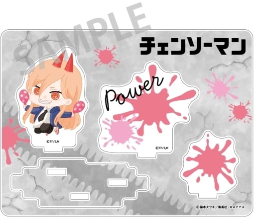 Chainsaw Man Power ENJOY MUSIC Acrylic Stand Acrylic Stands [USED]
