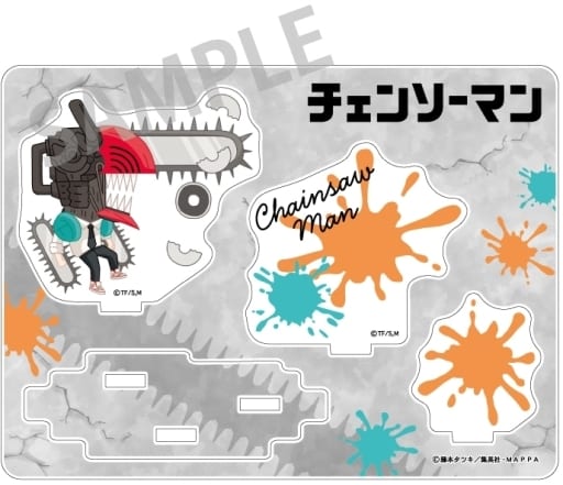 Chainsaw Man Chainsaw Man ENJOY MUSIC Acrylic Stand Acrylic Stands [USED]