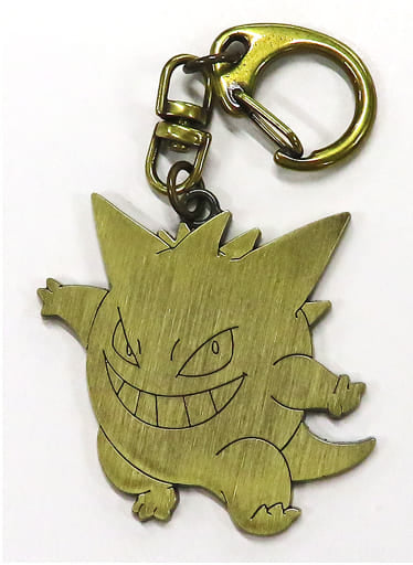 Gengar Pokemon Metal Keychain Collection Pokemon Fairy Tale Pokemon Center Limited Key Chain [USED]