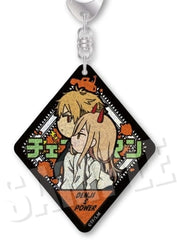 Chainsaw Man Denji Power 8 Vetcolo Glitter Acrylic Keychain Keychains [USED]