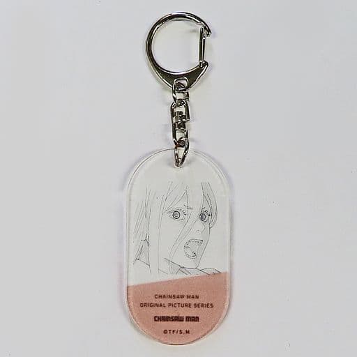Chainsaw Man Power Key Frame Acrylic Keychain Collection Pop Up Shop in Parco Limited Keychains [USED]