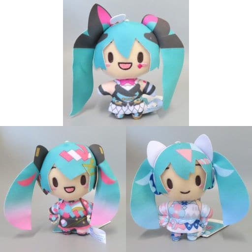 Hatsune Miku Hatsune Miku Series More Plus Mascot Magical Mirai 10th Vol.3 All 3 Types Set Key Chain [USED]