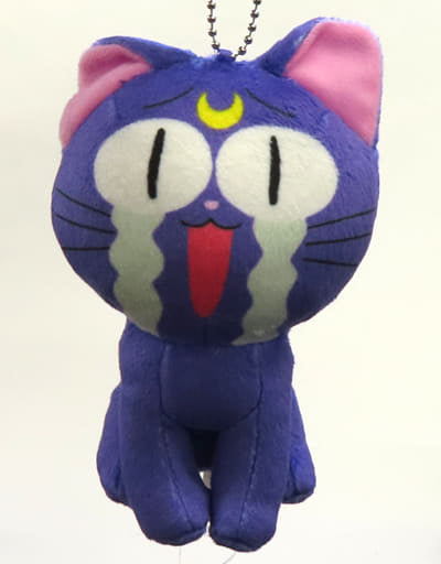 Lunar B Tears Sailor Moon Plush Toy that Can Be Attached To Bag Luna Luna P Ball Mascot [USED]