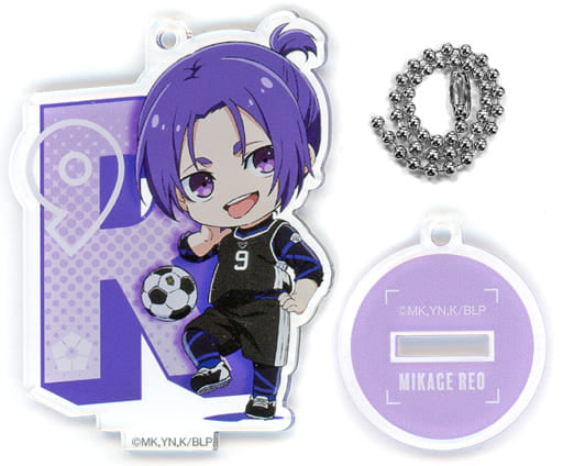 Reo Mikage Blue Lock Trading Acrylic Stand Key Chain Key Chain [USED]
