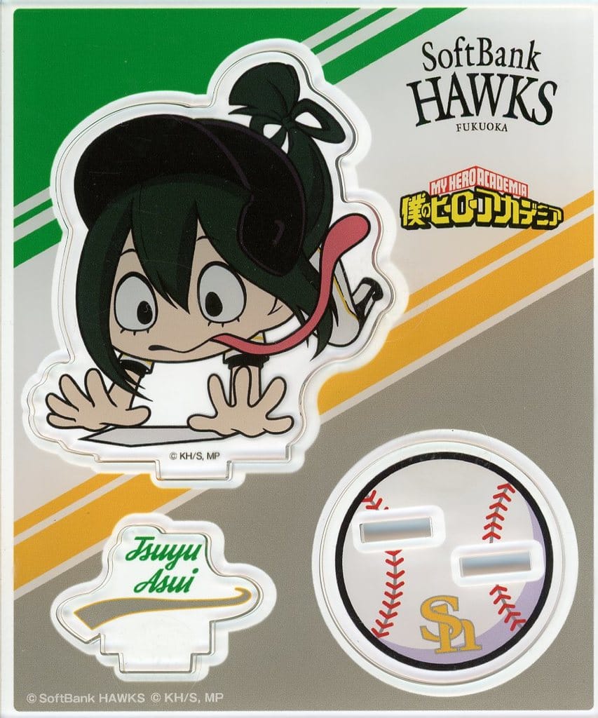 Fukuoka Softbank Hawks X My Hero Academia Tsuyu Asui Mini Character Acrylic Stand Acrylic Stands [USED]