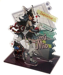 Ookami Mio Among Us x VTuber Hololive Acrylic Diorama Stand Acrylic Stands [USED]