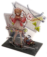 Among Us x VTuber Hololive Ayunda Risu Acrylic Diorama Stand Acrylic Stands [USED]
