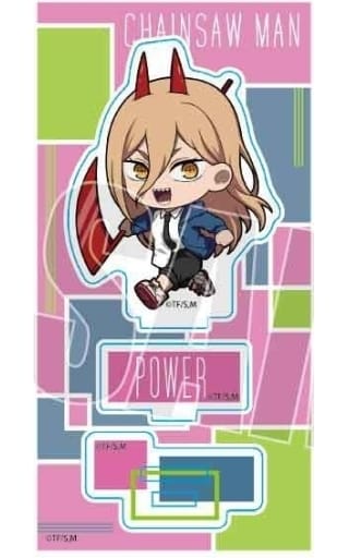 Chainsaw Man Power Tekutoko Acrylic Figure Acrylic Stands [USED]