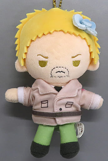 Reiner Braun Attack on Titan X Sanrio Characters Munyugurumi Mascot The 2nd Edition Key Chain [USED]