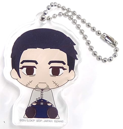 Hyakunosuke Ogata Golden Kamuy Ichiban Kuji Live & Shine!! Chokonokko Acritz Key Ring Prize I Key Chain [USED]