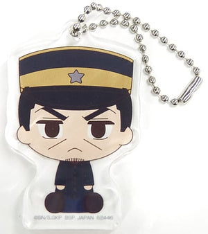 Sergeant Tsukishima Golden Kamuy Ichiban Kuji Live & Shine!! Chokonokko Acritz Key Ring Prize I Key Chain [USED]