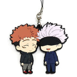 Yuji Itadori Satoru Gojo Jujutsu Kaisen Pair Rubber Strap Collection Mascot [USED]