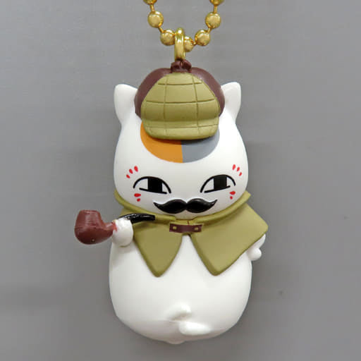 Nyanko-sensei Pipe Natsume's Book of Friends Ichiban Kuji Nyanko Sensei Detective Figure Charm Detective Charm Collection Prize G Charm [USED]