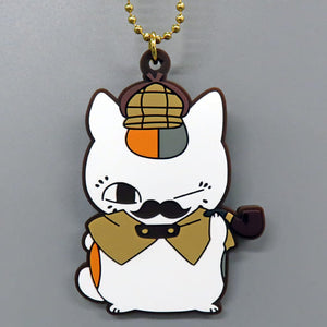 Nyanko-sensei Whole Body Natsume's Book of Friends Ichiban Kuji Nyanko Sensei Detective Rubber Charm Detective Charm Collection Prize G Charm [USED]