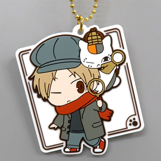 Takashi Natsume Nyanko-sensei Natsume's Book of Friends Ichiban Kuji Nyanko Sensei Detective Rubber Charm Detective Charm Collection Prize G Charm [USED]