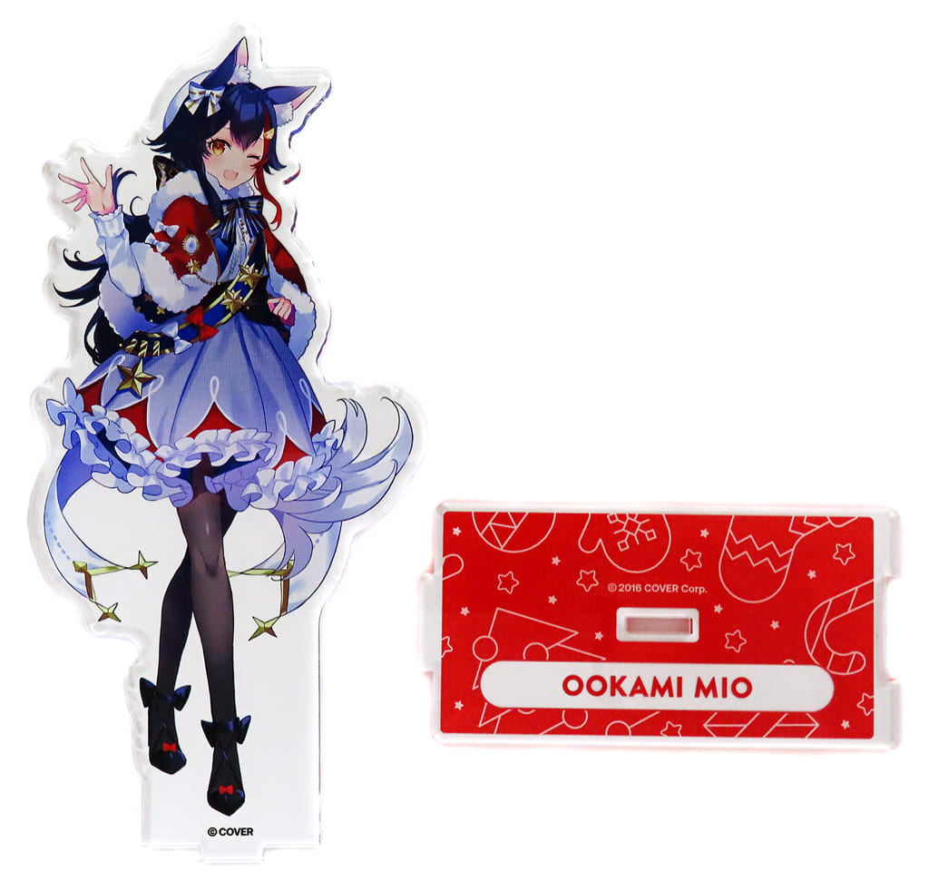 Ookami Mio VTuber Hololive Acrylic Stand at Fuji-Q Highland SNOW*WORLD Exclusive Acrylic Stands [USED]