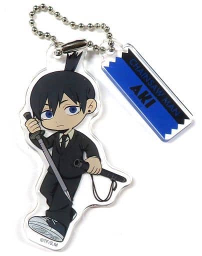 Chainsaw Man Aki Hayakawa Trading Acrylic Keychains Original Mini Character POP UP Shop at Sunshine City ALTA Limited Keychains [USED]