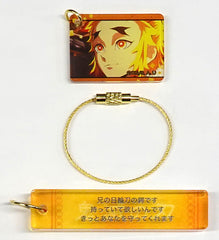 Senjuro Rengoku Demon Slayer: Kimetsu no Yaiba Entertainment District Arc Famous Quote Plate Collection 1st Key Chain [USED]