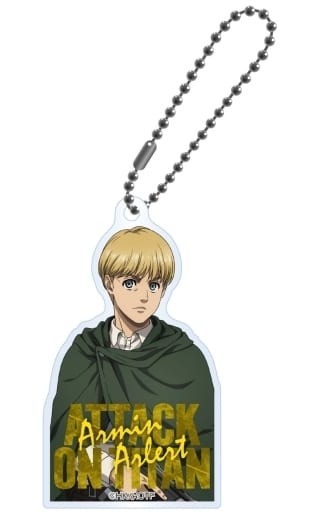 Armin Arlert A Attack on Titan Newly Drawn Random Acrylic Key Chain Key Chain [USED]