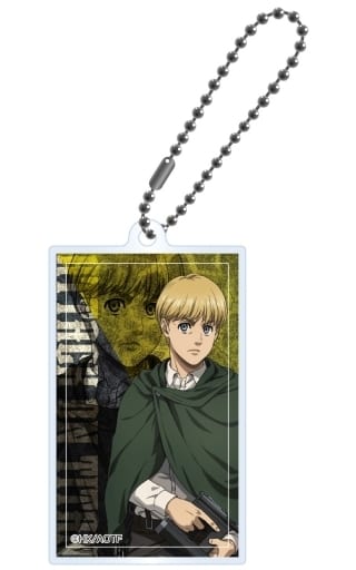 Armin Arlert B Attack on Titan Newly Drawn Random Acrylic Key Chain Key Chain [USED]