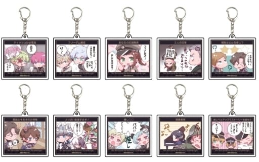 The Thousand Noble Musketeers: Rhodoknight Acrylic Keychain 09 Vol.3 All 10 Types Set Key Chain [USED]