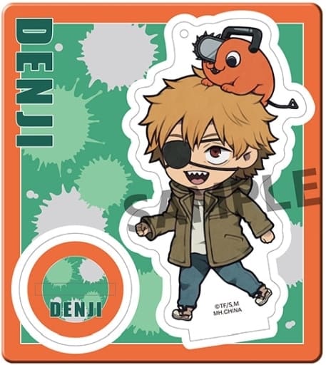 Chainsaw Man Denji Pochita Initial Tokotoko Acrylic Stand Acrylic Stands [USED]