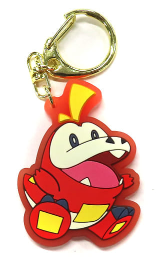 Fuecoco Pokemon Scarlet Violet Rubber Keychain Pokemon Center Limited Key Chain [USED]