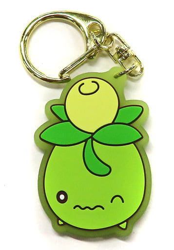 Smoliv Pokemon Scarlet Violet Rubber Keychain Pokemon Center Limited Key Chain [USED]