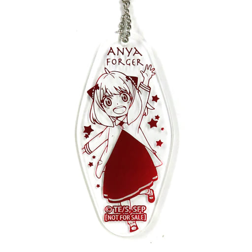 Anya Forger SPY x FAMILY Anya's Acrylic Room Key Chain Vol.4 - Vol.6 animate Limited Blu-ray/DVD Linked Purchase Bonus Key Chain [USED]